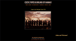 Desktop Screenshot of celticpipeshawaii.org